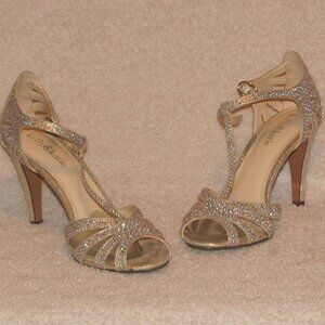 Crystal evening shoes by Kelly and Katie
